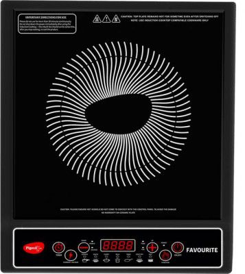 Pigeon Induction Cooktop  (Black, Push Button | Favourite IC 1800 W)