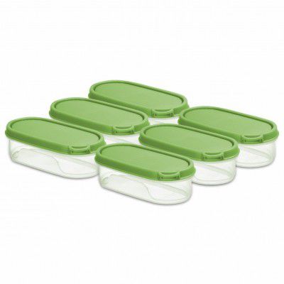 Pigeon - StakBox Airtight Plastic Storage Containers Set 0.5 Litre (Set of 6)