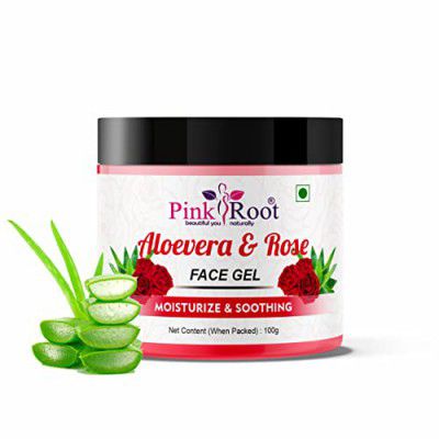 Pink Root Aloevera & Rose Face Gel 100ml