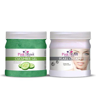 Pink Root Cucumber Gel 500gm with Pearl Cream 500gm