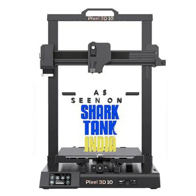 Pixel 3D 10 Original DIY 3D Printer Indian FDM 3D Machine 2024 | Size:-320 * 320 * 400 mm by WOL 3D