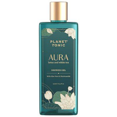 Planet Tonic AURA Lotus and White Tea Body Wash with Aloe Vera & Niacinamide | Vegan | 250ml