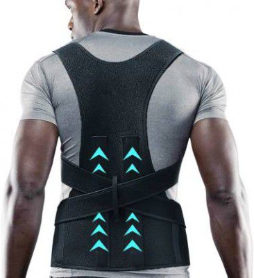 PLETHEON belt for Back Pain with metal back Posture Corrector