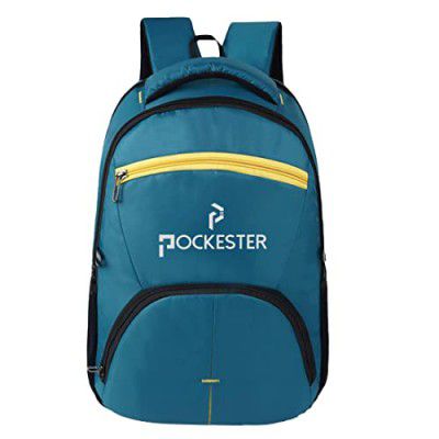 Pockester Large 30 L Laptop/Office/College/School/Travel Unisex Backpack (Compatible with 15.6 inch laptop) (Teal)