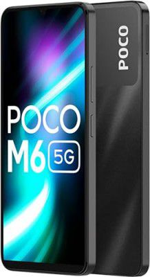 POCO M6 5G (Galactic Black,6GB RAM, 128GB Storage)