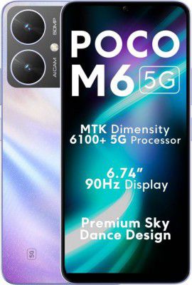 POCO M6 5G (Orion Blue, 64 GB | 4 GB RAM)