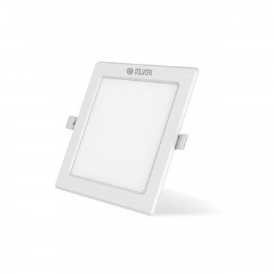 Polycab 15W LED Panel Light Scintillate Edge Slim Square Smart (Neutral White, 4000K, Cut Out: 5.9 inches)