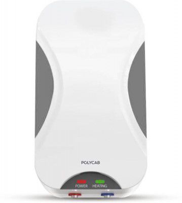 Polycab 3 L Instant Water Geyser (Eliana 3L | Efficient Heating Element| Enhanced Safety Measures| Versatile Usage, White)