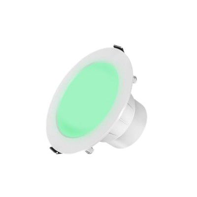 Polycab 5 Watt LED Down Blue Light Scintillate Integral Slim Round Smart Panel Offers Bright Lumination Long Lifespan No Harmful Radiation (?Green, 1 PC, Cut Out: 3.14 inches)