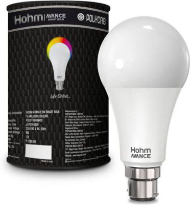 Polycab Hohm Avance Wi-Fi Enabled Smart LED Bulb Smart Bulb