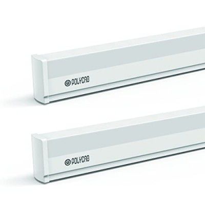 Polycab Intenso 20W LXS LED Batten in Square Shape, Energy-efficient Light with Warm White Color (220-240V, 1130mm, 3000K, 2 Pcs)