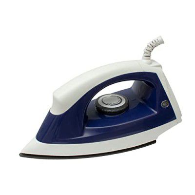 Polycab Leo 1000 Watts Dry Iron (White-Dark Blue)