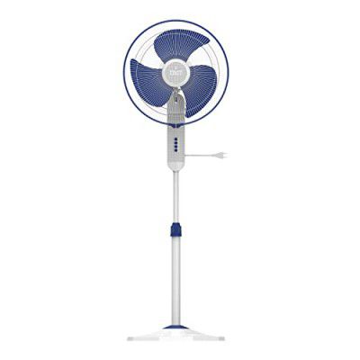 Polycab Marvo Anti-Mosquito 400 mm Pedestal Fan with Rapid Strike Technology, Kills Mosquito 2x Faster (Sky Blue)