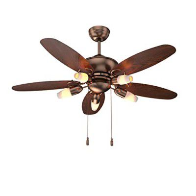 Polycab Superia Lite SP02 BLDC premium Rust-proof Wooden Finish Blades With Remote 1200 mm Designer 3 star Ceiling Fan (Antique Copper Rosewood)