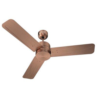 Polycab Superia SP07 Super Premium 1200 mm Designer Ceiling Fan with Metalic Finish (Brushed Copper)