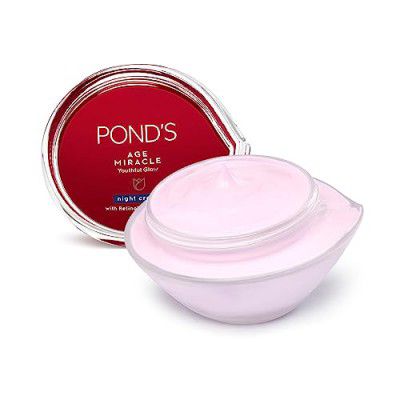 POND'S Age Miracle Wrinkle Corrector (Anti-Wrinkle) Anti Aging Night Cream, With Retinol-C Complex, 50 g