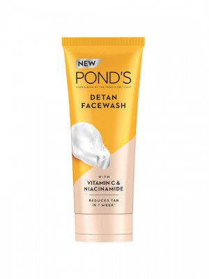 Ponds Detan Face Wash with Vitamin C & Niacinamide for Tan Reduction - 100g