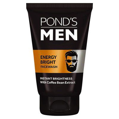 Ponds Men Energy Bright Anti-Dullness Facewash With Coffee Bean, 100 g