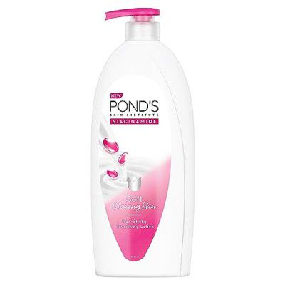 POND's Moisturizing Body Lotion, 600Ml, For Silky Soft, Smooth, Radiant Skin, With Niacinamide, 3X Moisturization, Lightweight, Non-Sticky, Quick Absorbing