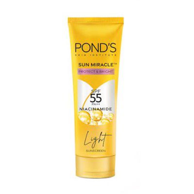 POND's Serum Boost Sunscreen For All Skin Types Prevent And Fade Dark Patches With The Power Of Spf 55 And Niacinamide-C Serum 50G, Pack Of 1