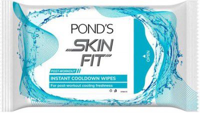 PONDs Skin Fit Post Workout Instant Cooldown Wipes (30 Tissues)