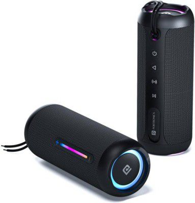 Portronics Breeze 5 Portable Wireless Speaker With In Built Mic,6Hrs Playtime 25 W Bluetooth Speaker  (Black, Stereo Channel)