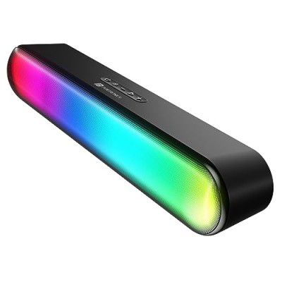 Portronics Decibel 23 16W Wireless Bluetooth Soundbar with LED Lights, Upto 5Hours Playback Sound