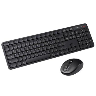 Portronics Key8 Combo Wireless Keyboard and Mouse Set 2.4 GHz Wireless (Black)