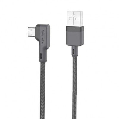 Portronics Konnect L POR-1079 1.2M Fast Charging 3A Micro USB Cable with Charge & Sync Function