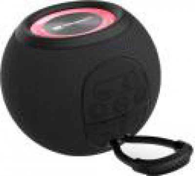 Portronics Resound 5W Wireless Speaker with LED Lights, In-built FM Radio 5 W Bluetooth Speaker  (Black, Stereo Channel)