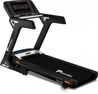 PowerMax Fitness TA-C5 4HP (6HP Peak) Motorized Treadmill with Free Installation Assistance, Commercial & Automatic Incline