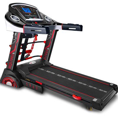 PowerMax Fitness X Marvel MTA-2300M Ironman Edition (4HP Peak) Smart Folding Electric Treadmill 