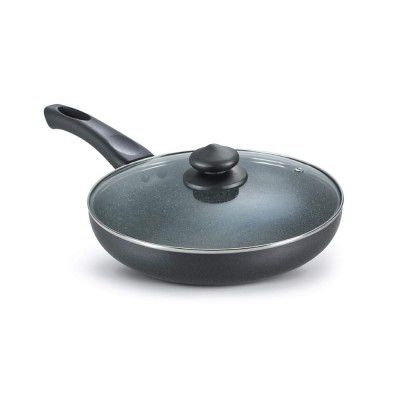 Prestige Aluminium Omega Deluxe Granite Fry Pan with Lid