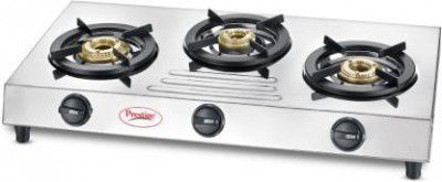 Prestige Fame Stainless Steel Stainless Steel Manual Gas Stove 