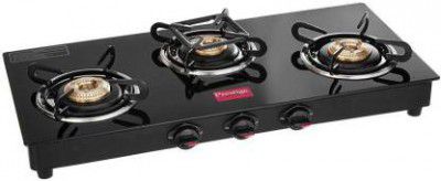 Prestige Magic GTMC 03 3 burner Stainless Steel Manual Gas Stove  