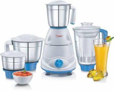 Prestige Plus Atlas 750 W Juicer Mixer Grinder (4 Jars, Blue, White)