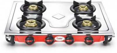 Prestige Sleek 4B Stainless Steel Manual Gas Stove  