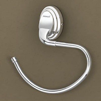 Primax Cubic Stainless Steel 304 Grade Napkin Ring/Towel Ring/Napkin Holder/Towel Hanger/Bathroom Accessories (Chrome) Pack of 1