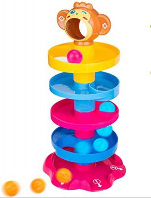 PRIME DEALS Monkey Ball Drop Toy For Babies And Toddlers, New 5 Layer Tower Run, Best Educational Development Toy Set For Kids