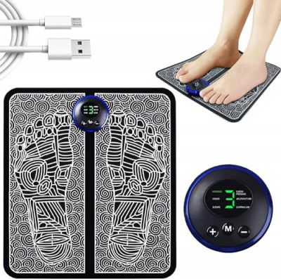 PRO365 EMS Foot Massage Machine/Wireless/Rechargeable/Portable/foldable and 8 Modes, 19 intensity levels