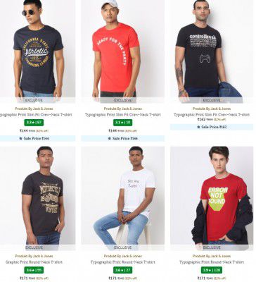 PRODUKT BY JACK & JONES T-shirts ₹175