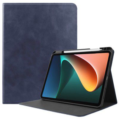 ProElite Smart Flip case Cover for Xiaomi Mi Pad 5 11 with Pen Holder, Dark Blue