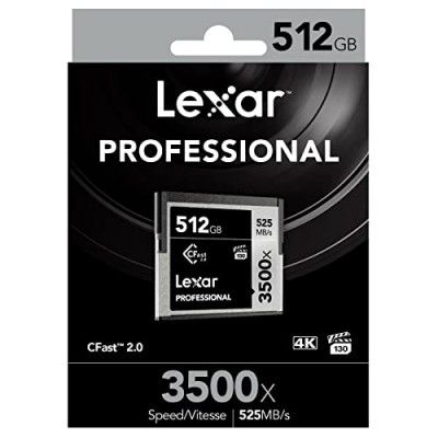 Professional 3500x Cfast Card, 512GB