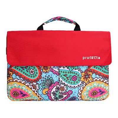 Protecta Charlie 14.1 Inch Stylish Laptop Bag (Attractive Indian Print)