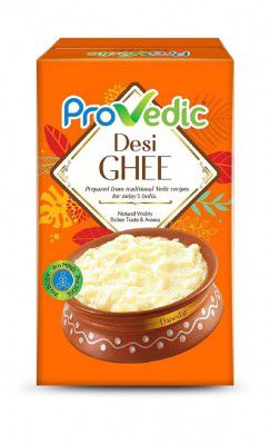 ProVedic Desi Ghee 1L Ceka Pack | For Better Digestion, Strong Bones, and Immunity | Pure Fresh & Healthy Milk (1000ml)