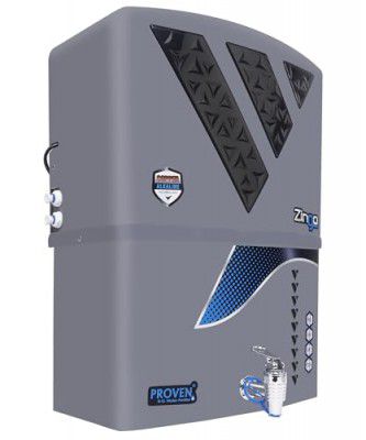 Proven ISI Mark Eleven ZINGO Alkaline + ORP with Copper + RO + UV + UF + TDS Controller/Adjuster RO Water Purifier-12 Liter Storage Home and Office (Made In India)