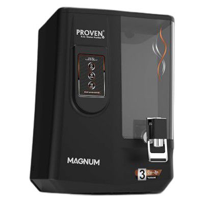 Proven Magnum Premium Water Purifier | RO+UV+UF+TDS Adjuster | Copper Zinc Alkaline 3x Filtration Tech with smart LED Display