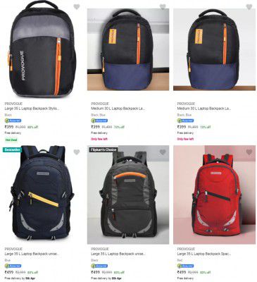 Provogue Laptop Bags Start Rs 449| Upto 85% Off