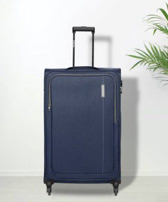 PROVOGUE Large Check-in Suitcase (75 cm) - Lead - Blue