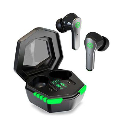 pTron Bassbuds Epic in-Ear TWS Earbuds (Black)